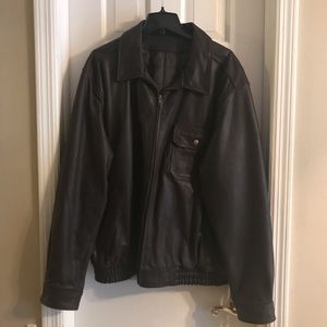 🥃Men’s Knightsbridge Genuine Leather Jacket🥃